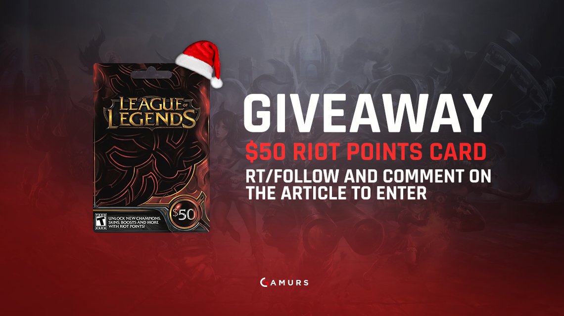 EsportsNation's tweet photo. [#GIVEAWAY] Who wants $50 worth of RP for #LeagueOfLegends? 

Follow the instructions below to Enter! 

HERE ⟶ https://t.co/7IGVtuABxd https://t.co/WUTVHwhSc2