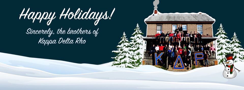 KappaDeltaRhoUD's tweet photo. We wish a everybody a very happy and safe Holiday Season https://t.co/3Sag9bpYSx