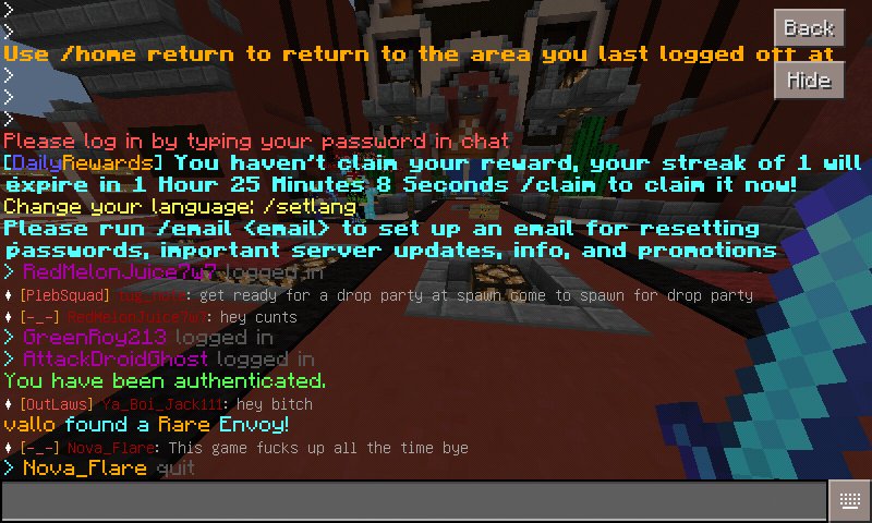 droid_attack's tweet image. @InFluxiousPE Ya_Boi_Jack111 And RedMelonJuice7w7 Cussing