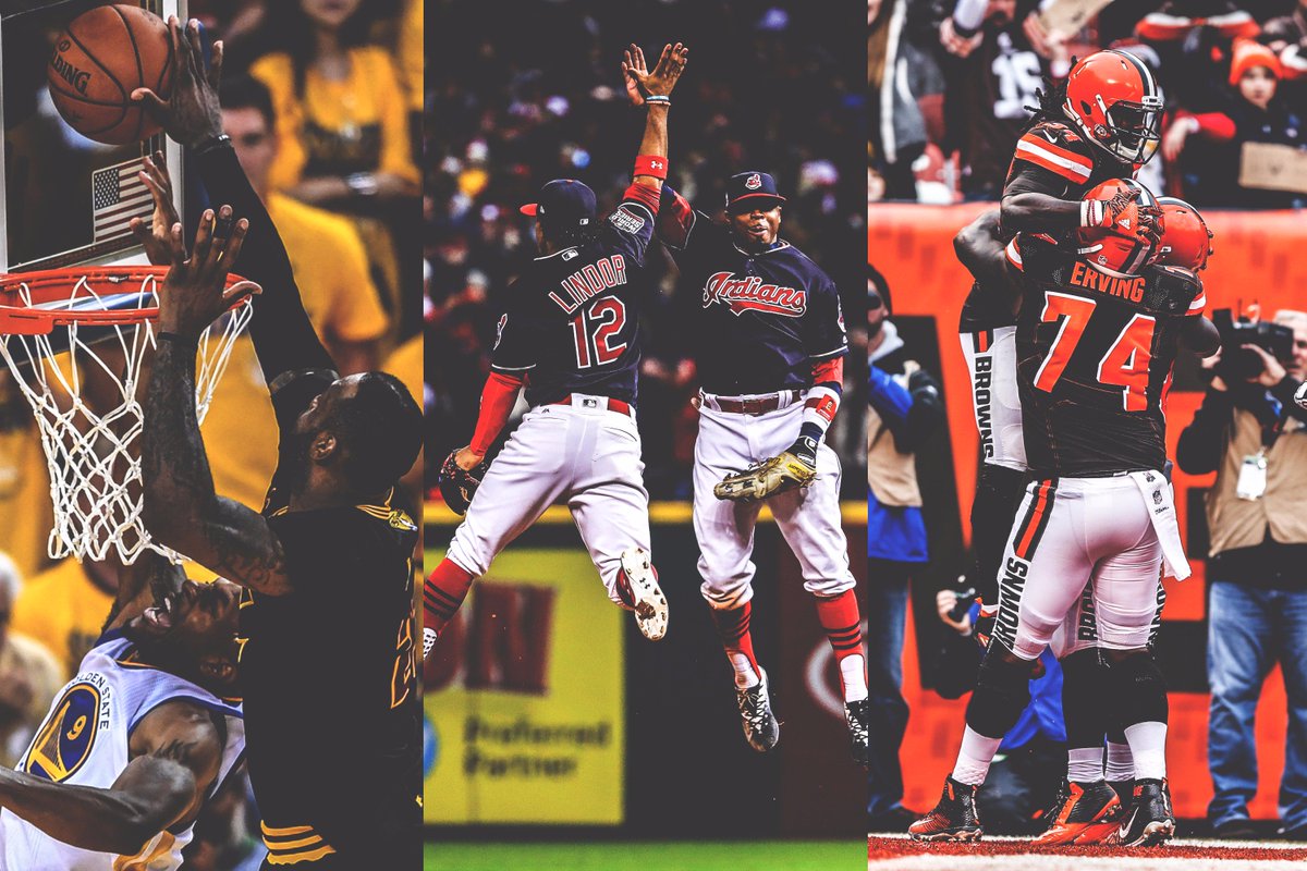 THE block.
THE World Series.
THE Cleveland Browns WIN.

It's been one crazy year in Cleveland!