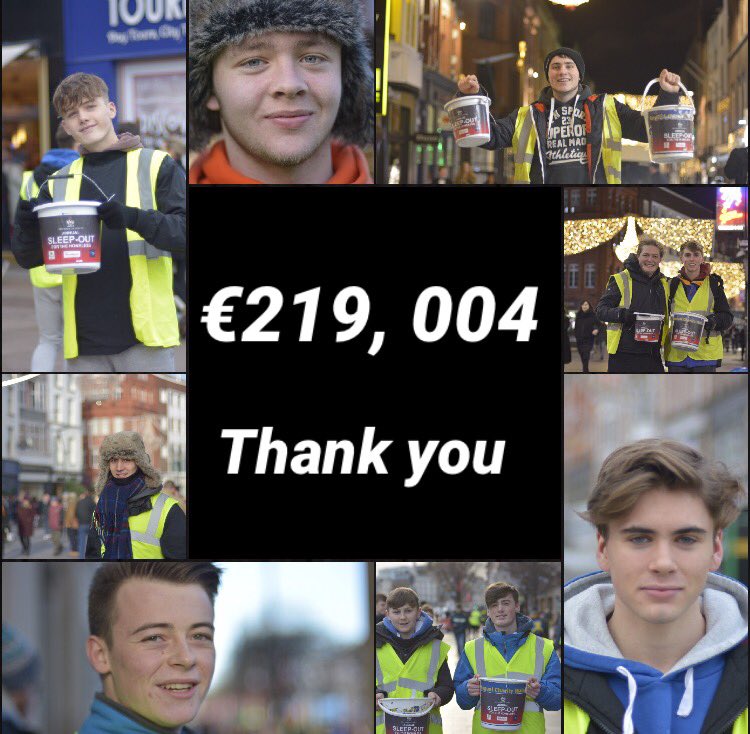 belvosleepout's tweet photo. We're incredibly proud to announce this year โฌ219,004 was raised. Thank you and Merry Christmas #sleepout16 https://t.co/OrplMG4UpK