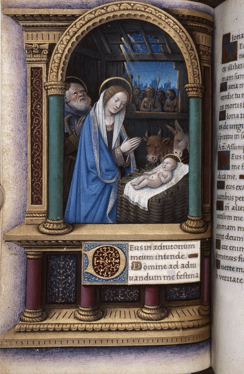 BeyondWords2016's tweet photo. Merry Christmas, from the Beyond Words team (ISGM MS 6.T.1, p.59, Jean Bourdichon) https://t.co/hIJ1Z76t7k