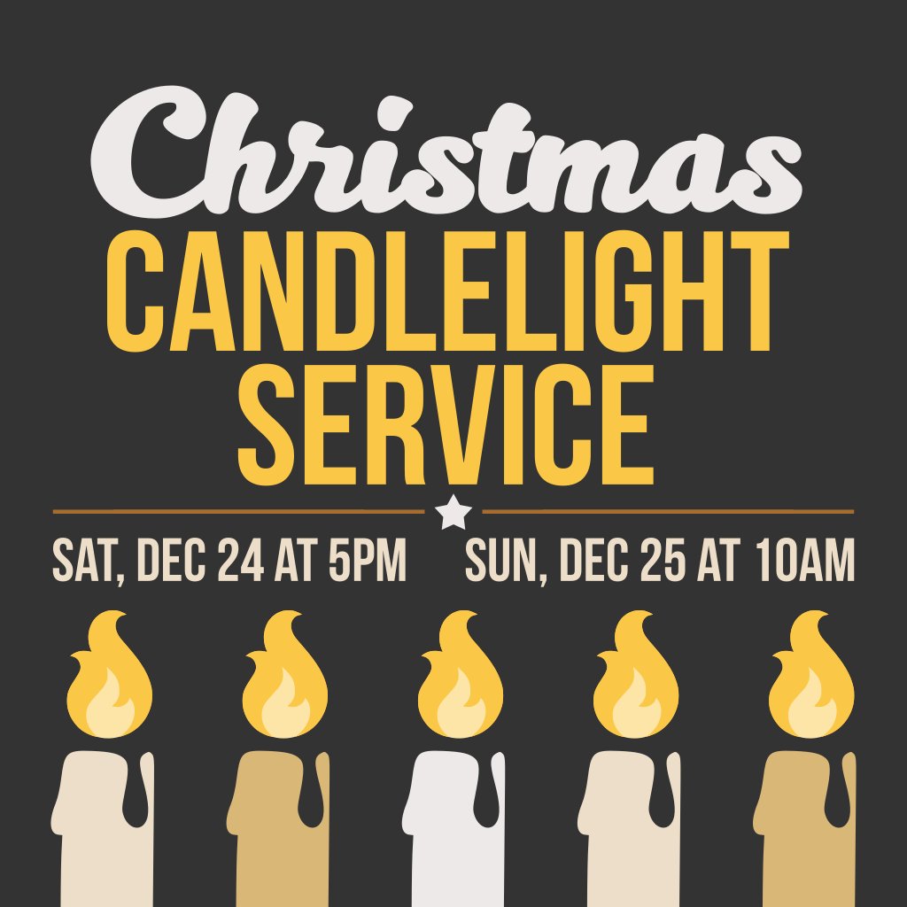 myTCOTW's tweet photo. Looking for a church service on Christmas morning? Join us tomorrow morning at 10am for our morning candlelight service. #thewayla https://t.co/0GlpEe0jBt