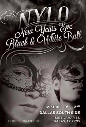 Come to our Black &amp; White #NYE Party! Call  214.421.1080 for tickets.