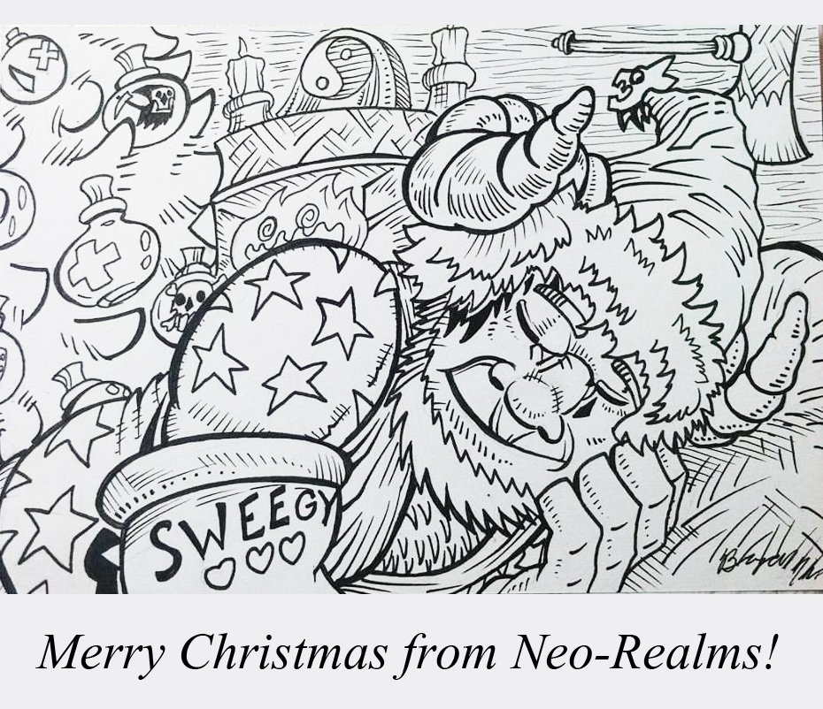 towerrumblegame's tweet photo. From everyone at @neorealms we hope you have a Merry Christmas and Happy Holidays! https://t.co/s6g70ulbAi