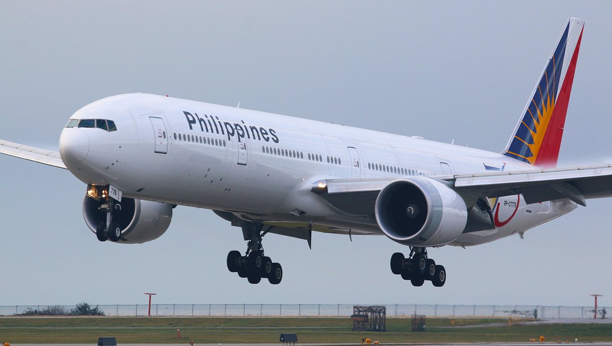 Kent_YVR's tweet photo. .@flyPAL @Boeing #777 arrival @yvrairport today from #MNL #Manila #yvrspotters #avgeek #boeinglovers #Vancouver #B77W #RPC7775 https://t.co/PvWiwGtT6E