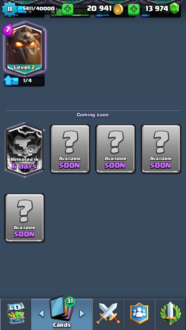 SchweizRoyale's tweet photo. 🎉🎁🎄Christmas gift? 
Electro Wizzard in the Shop 😳
#clashroyale @ClashRoyale https://t.co/MOluTDftUh