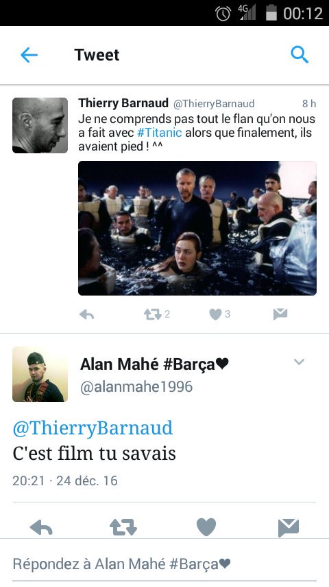 ThierryBarnaud's tweet photo. Visiblement, Il y a certaines personnes chez qui le second degré et la syntaxe sont des concepts assez compliqués à saisir... 😂😂😂 https://t.co/dpnXkBLRQr