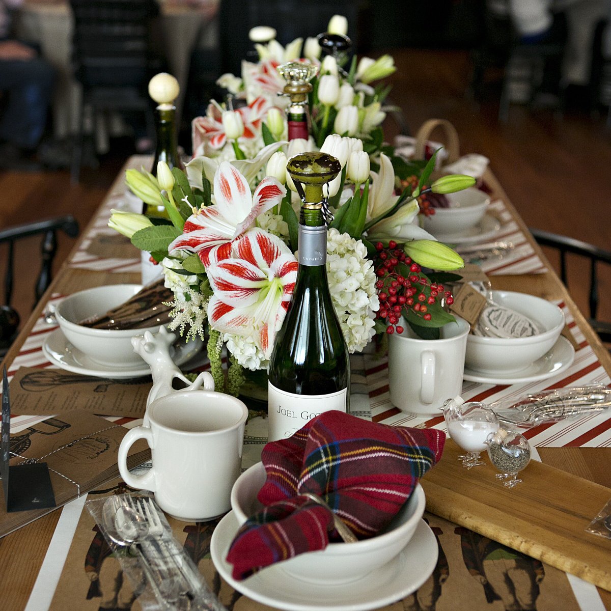 Our Holiday table is set. #HappyHolidays #LeslieGilbertPhotography