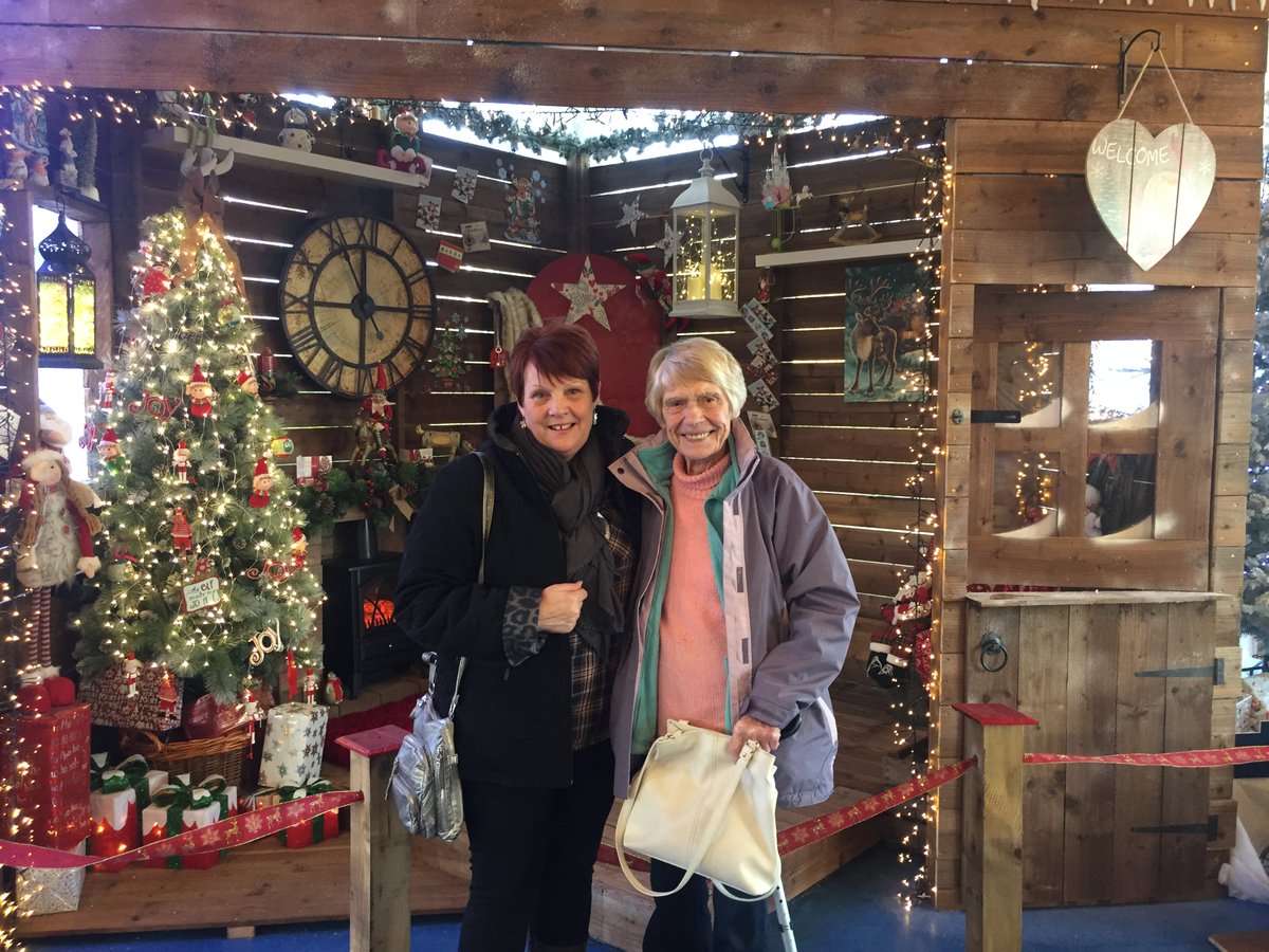 Residents at Scarbrough Court in Northumberland recently spent a lovely morning @ Azure Garden Centre Cramlington visiting Santa's reindeers