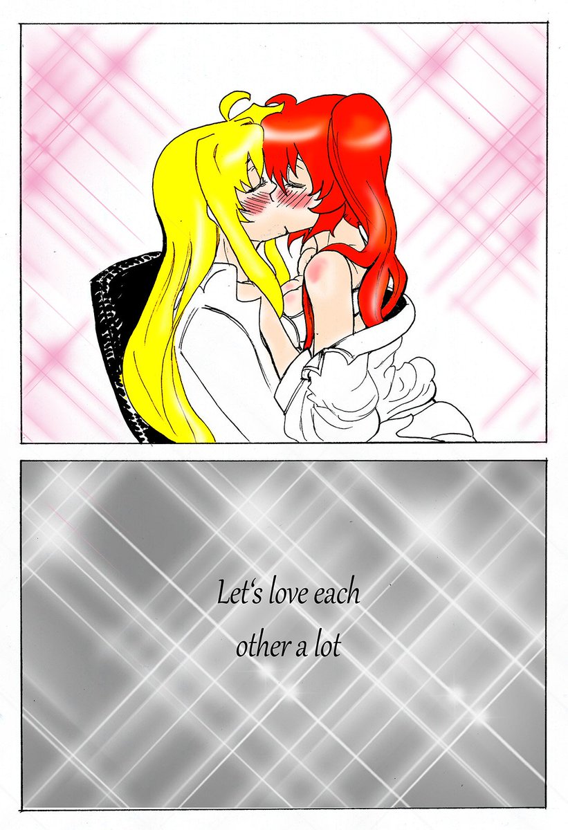 ShaYurigami's tweet photo. #NanoFate #Yuri #Femslash #fanbook #partiallycolored https://t.co/F20JSkUdlX