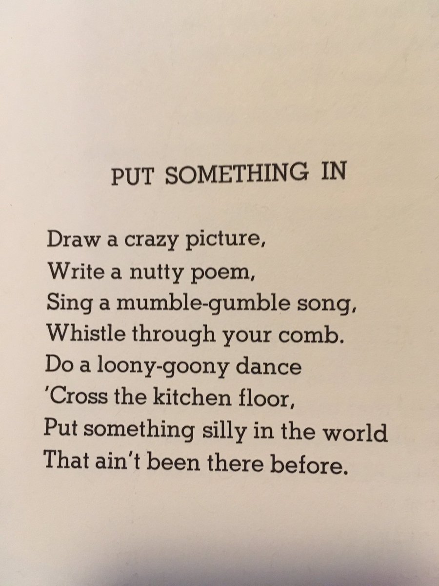 stacyanncarlson's tweet image. Wise words from Shel Silverstein. #2017resolution #creativity #artmatters #amwriting