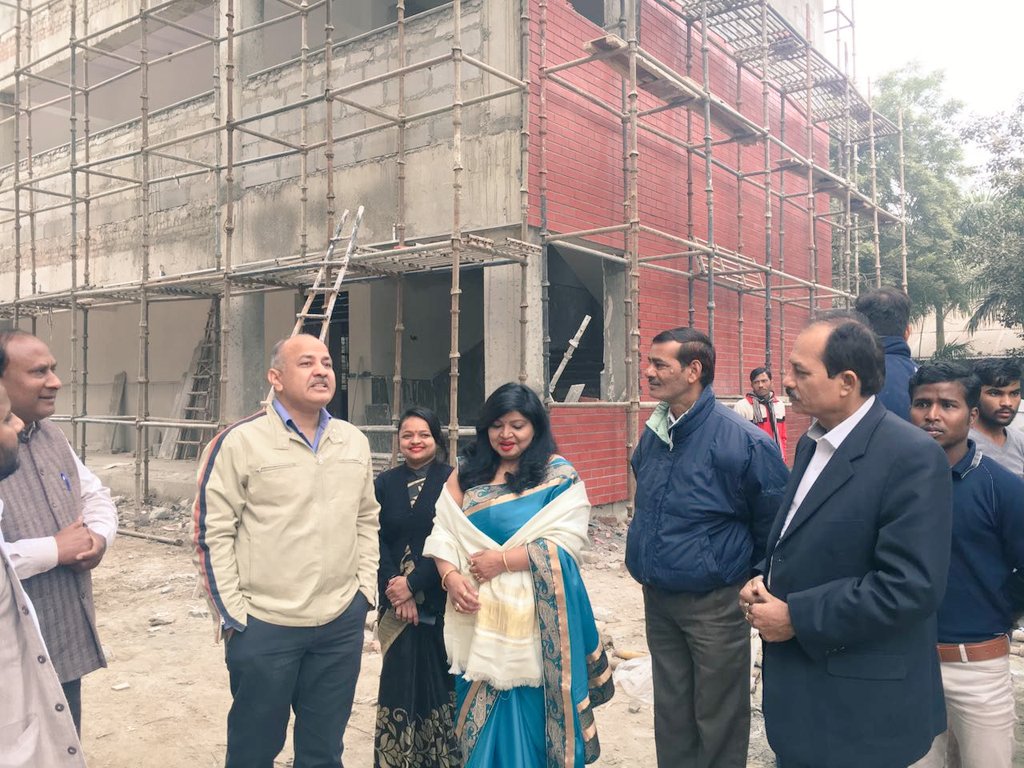 Bhaskar (@frombhaskar) on Twitter photo .<a href="/Minister_Edu/">Education Minister</a> <a href="/msisodia/">Manish Sisodia</a> inspects 52 new under construction classrooms at Sarvodaya Bal Vidyalaya, Mandavali.
#DelhiEduReforms .<a href="/Minister_Edu/">Education Minister</a> <a href="/msisodia/">Manish Sisodia</a> inspects 52 new under construction classrooms at Sarvodaya Bal Vidyalaya, Mandavali.
#DelhiEduReforms