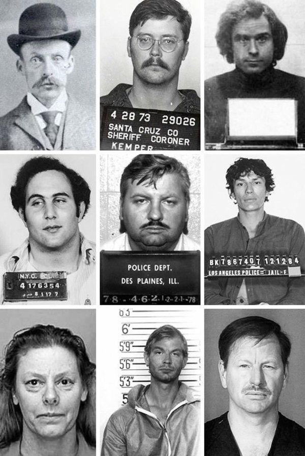 Then and Now Mugshots of Famous Murderers