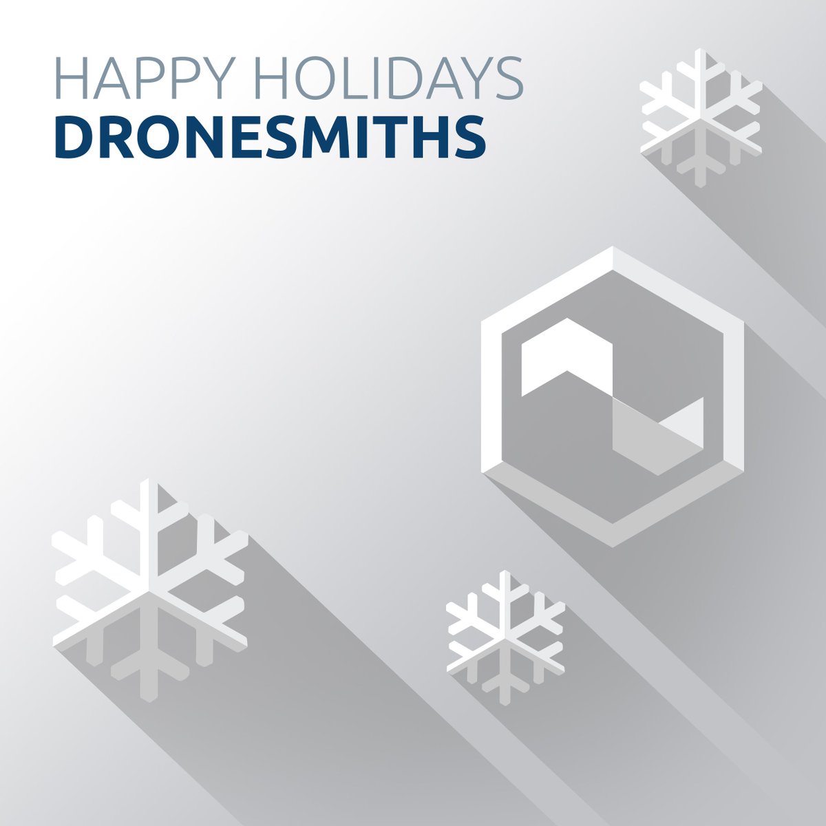 dronesmithtech's tweet photo. Wishing everyone #HappyHolidays from our #dronesmith family to yours!  #NYE2017 https://t.co/CKuZw9zwVE