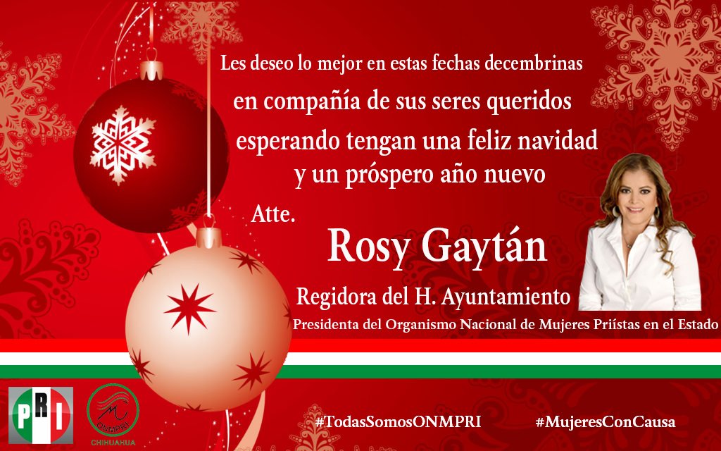 ChihuahuaONMPRI's tweet photo. La Navidad se pinta del color de tus emociones más profundas Feliz navidad tricolor @DivaGastelum @Notario12Dowell @lizaguilerag @RosyPete74 https://t.co/ieES71AHAm