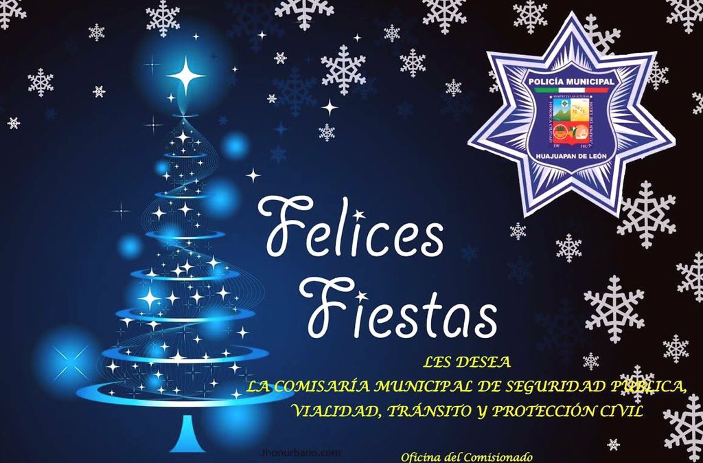 ComisariaH's tweet photo. #Trabajamosportuseguridad ¡FELICES FIESTAS! https://t.co/RDRdZ29Ym6
