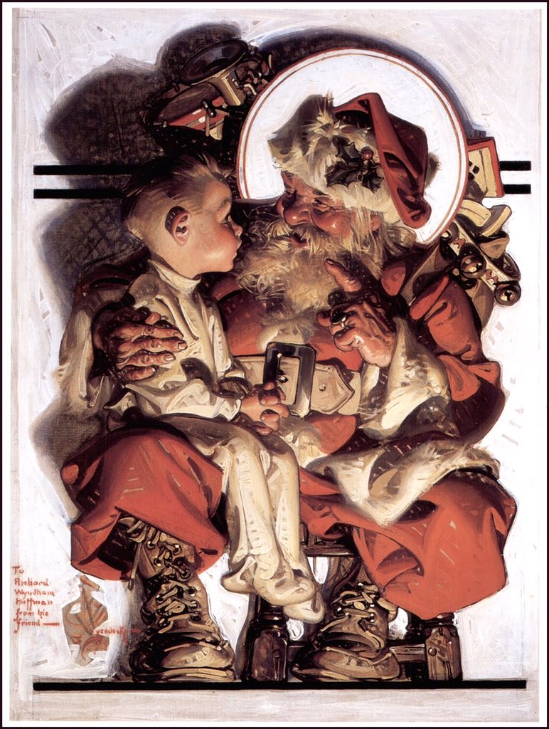 Merry Christmas Eve! from J.C. Leyendecker