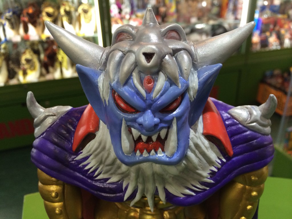 ミクロ少年塩ビ団☆】YS企画 超魔界村 魔帝サマエル ペイントソフビ