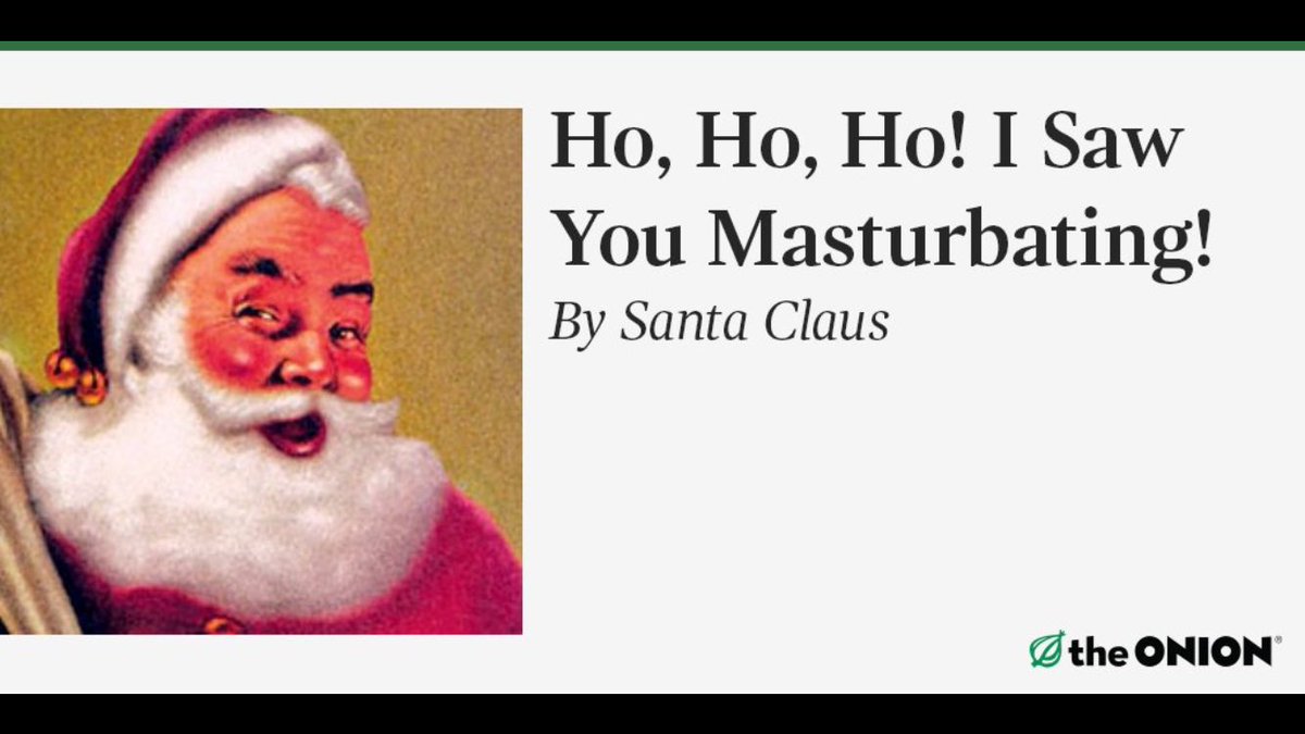 Good thing I'm Jewish then. 
source: <a href="/TheOnion/">The Onion</a>