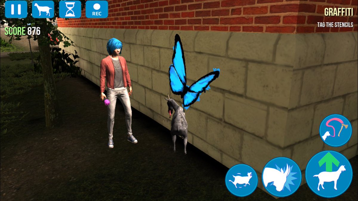 sugaredeventer's tweet photo. Lmao @ the @LifeIsStrange Easter eggs in goat simulator 😂 https://t.co/fyoZy63w1N