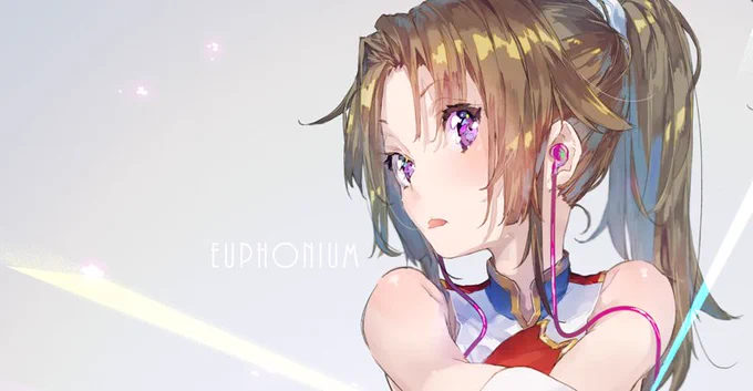 コミケ用のイラストです ユーフォリアム。 