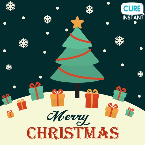 CureInstant's tweet photo. #ChristmasDay !
May #success be with you and everything you do, #MerryChristmas
#HealthyChristmas #OnlineHealthCare #CureInstant https://t.co/mCji6Fmjbt