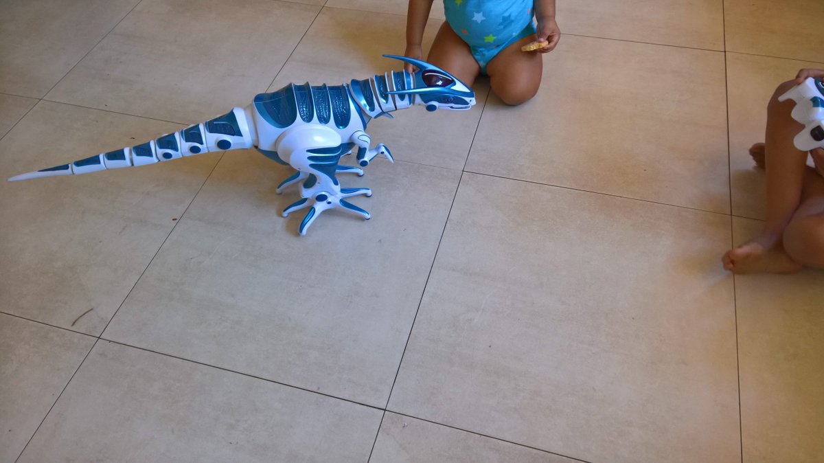 adpead's tweet photo. Great excitement #roboraptor https://t.co/lHIwB4ClKg