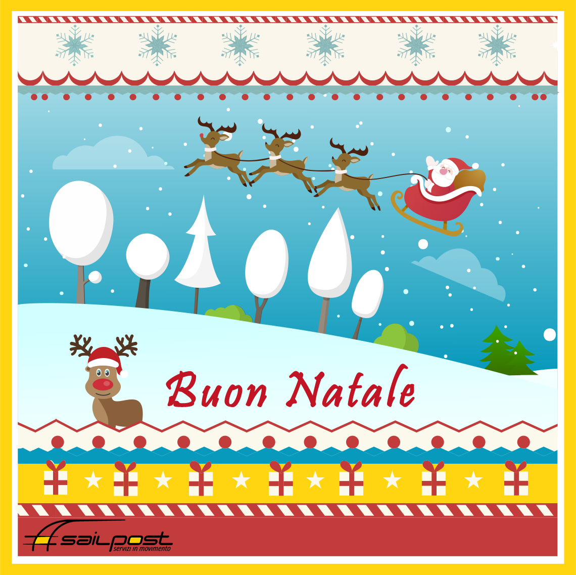Sailpost_brand's tweet photo. Tanti auguri di Buon Natale dal Team #Sailpost! #natale2016 https://t.co/wrhQUKRVZH