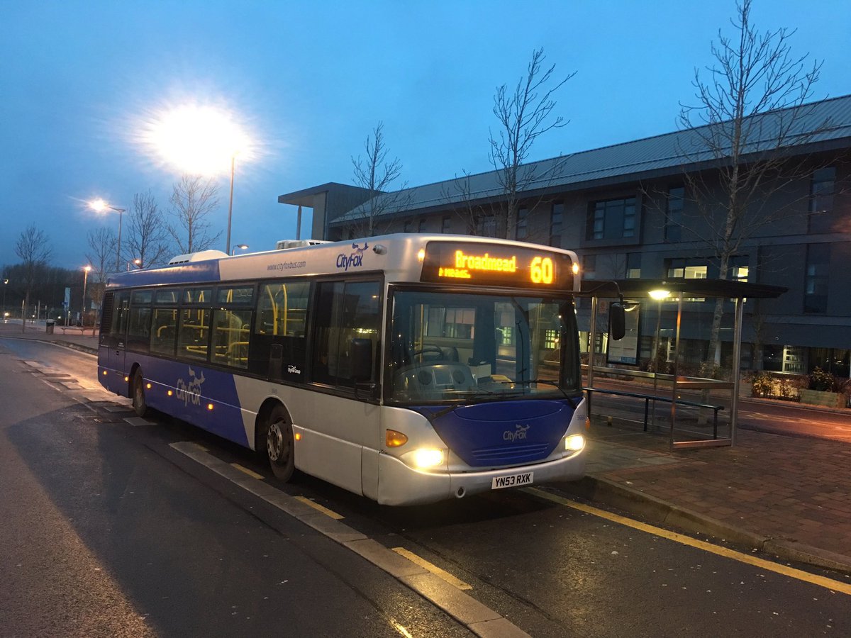 FoxStarBus's tweet photo. A good morning to you and a very Merry Christmas! Our 60 service is operating today, stay out the rain and cold with #teamfox https://t.co/yD2BBdDMYD
