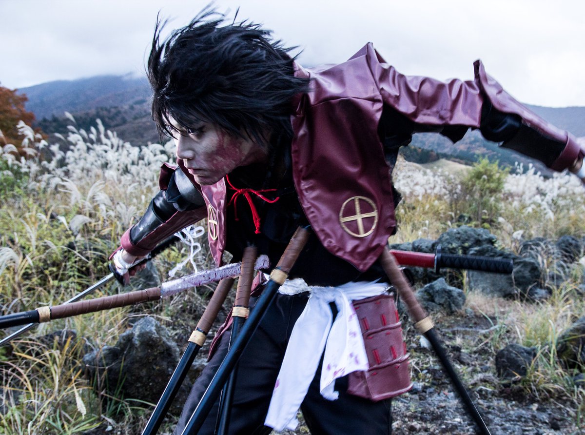 ミツヨシ コスプレ ドリフターズ 1600 10 21 関ケ原 死ぬるは 今ぞ 命捨てがまるは 今ぞ 島津豊久 わたし 撮影 そちゃさん 協力 サツキさん Zer Olouch Drifters コスナビ