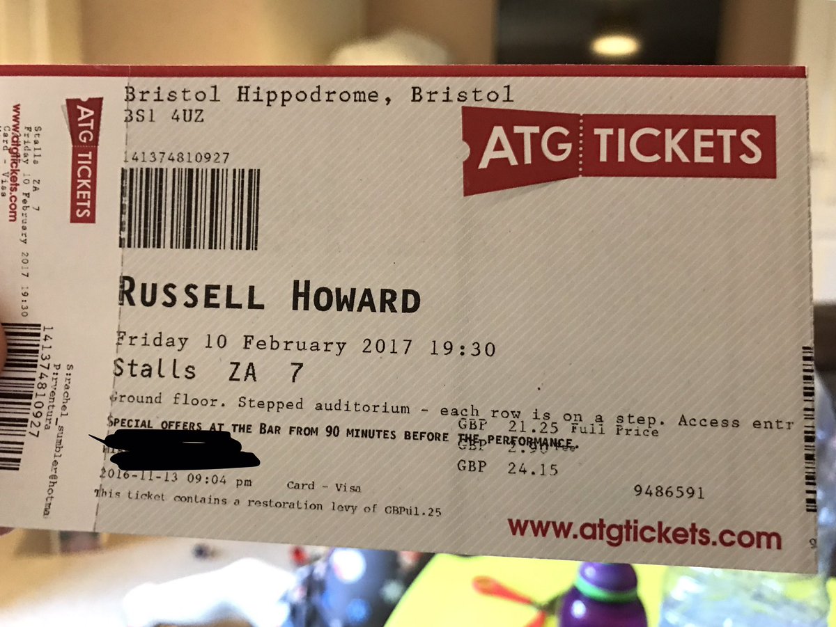 Fat2Fit12's tweet photo. Boooom!! Going to see @russellhoward in February. Merry Christmas all! https://t.co/7uZIbioI1g