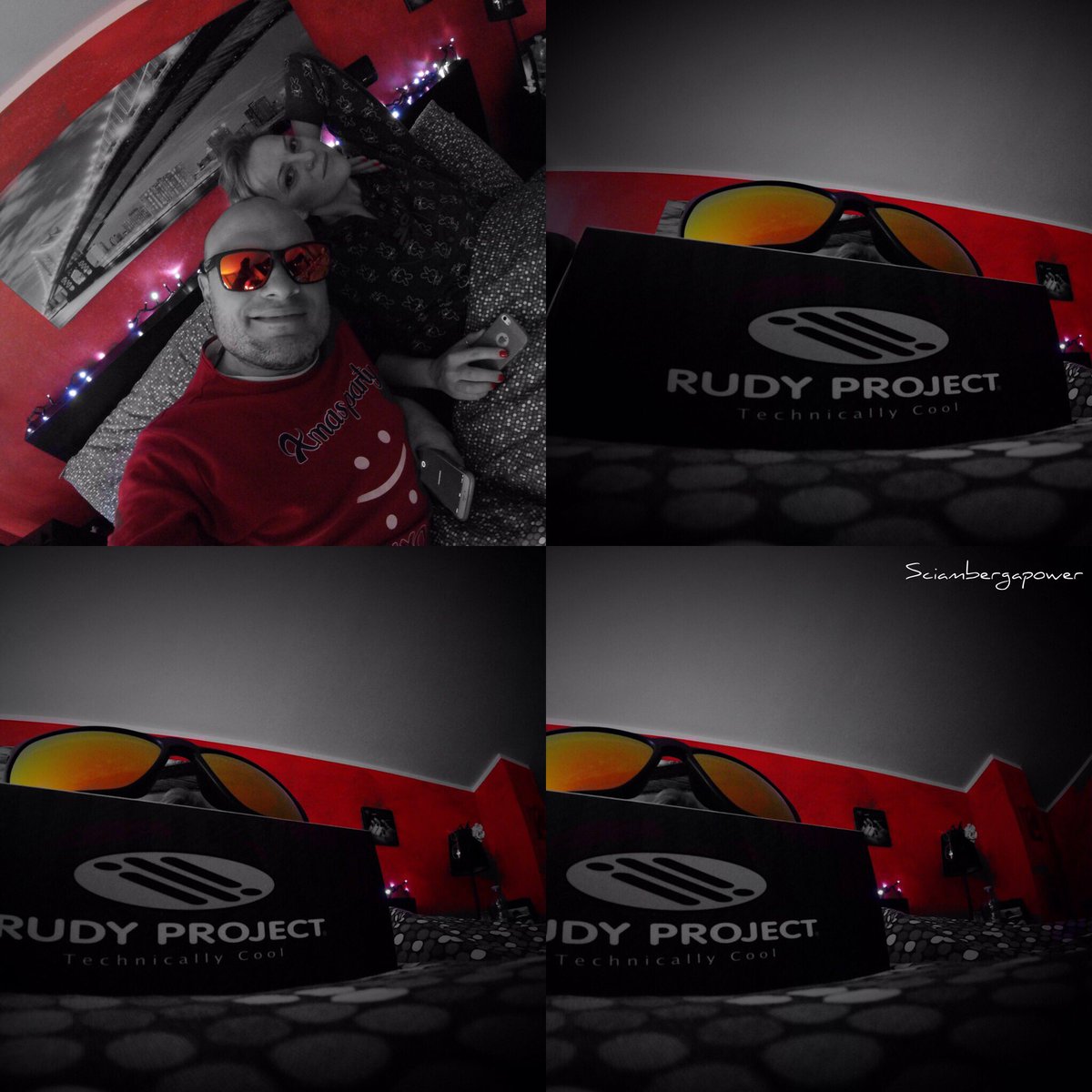 Sciambergapower's tweet photo. It's #Christmas Time with my new @RudyProject1985 @RudyProjectNA #SpinHawk Thank You #FotOtticaSilvestri of #Capena https://t.co/RvWlfDH9tw