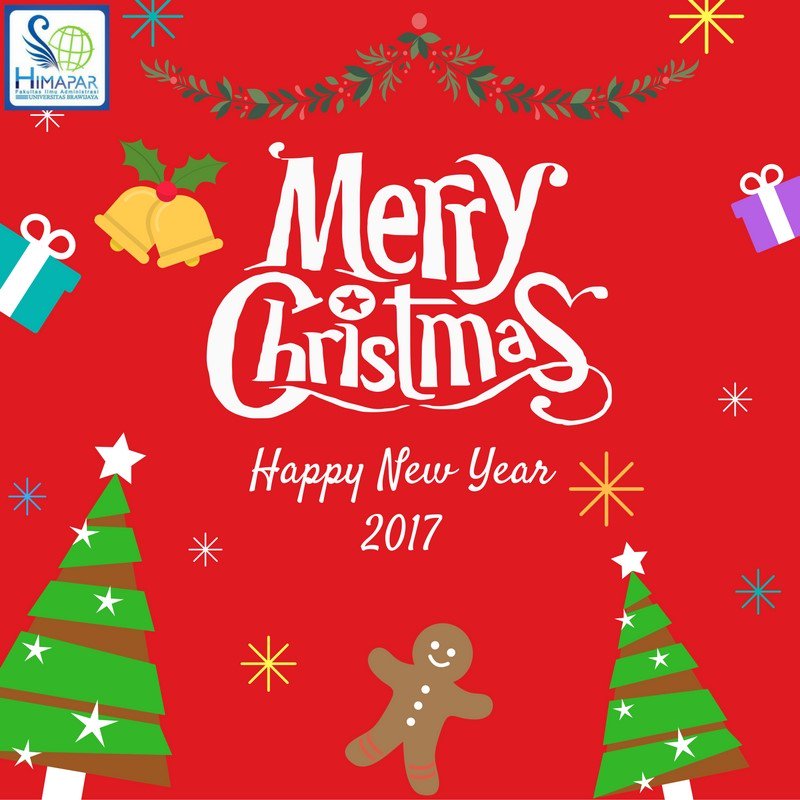 Kami keluarga besar Himpunan Mahasiswa Pariwisata FIA UB mengucapkan Selamat Hari Natal &amp; Tahun Baru 2017#GrowWithPride