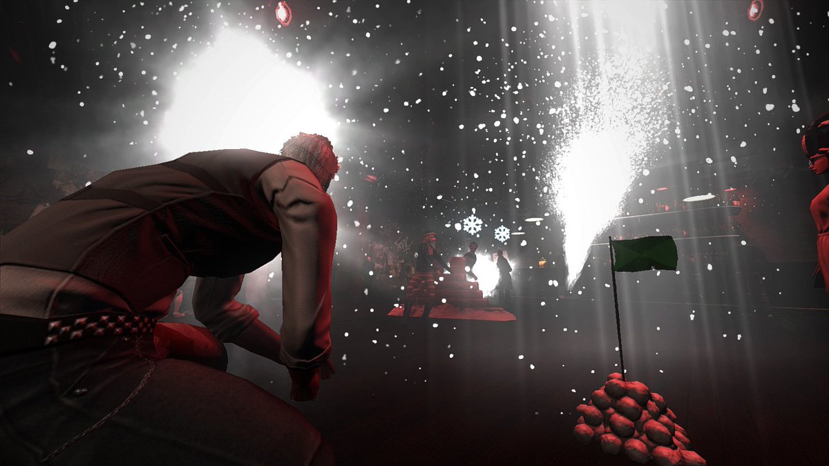 kurogestu's tweet image. The bar owner prooooobably won&apos;t kick us out right? lol #gridstream @TheOubliette