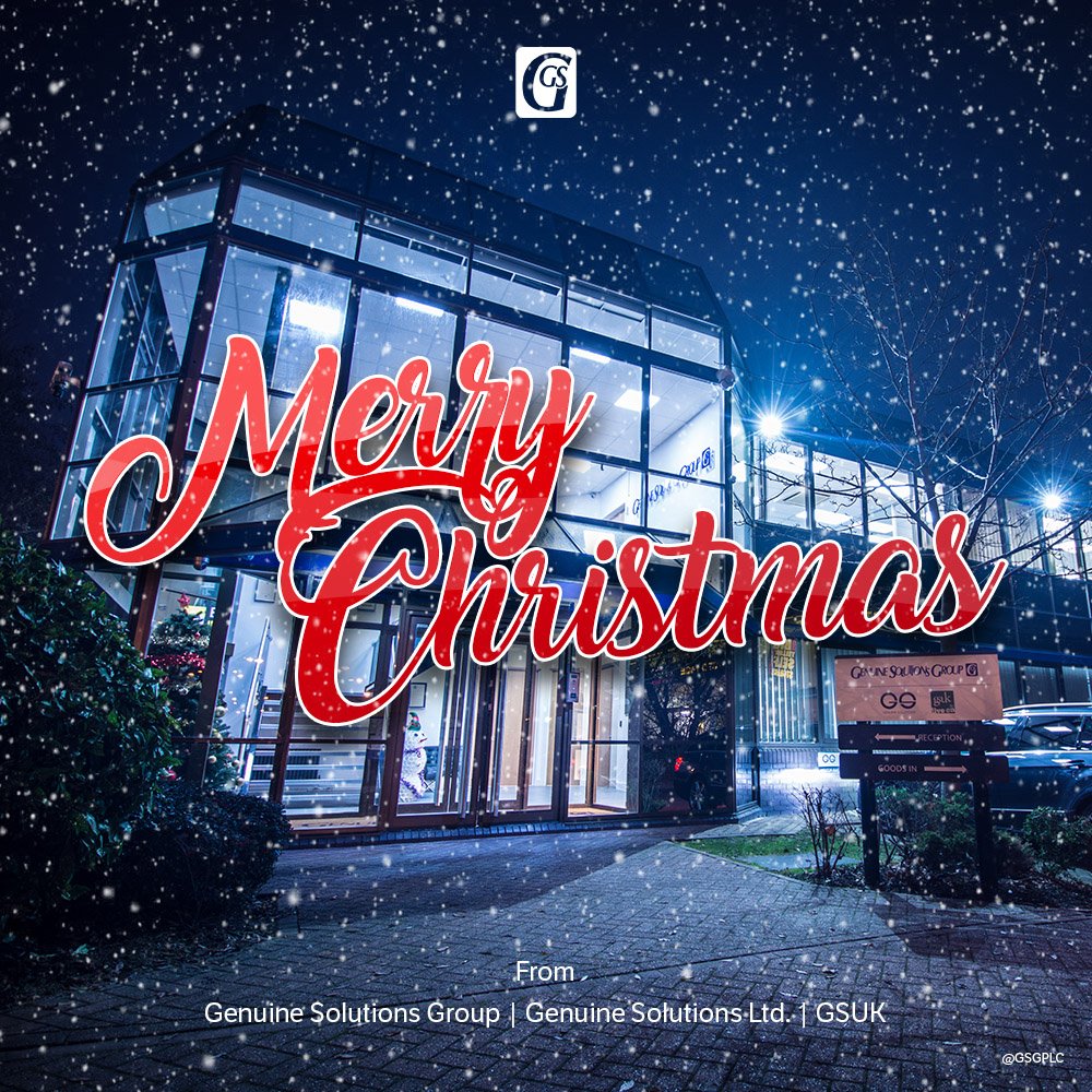 Merry Christmas from Genuine Solutions Group. #MerryChristmas #Christmas #Gifts #Santa #TeamGS #GenuineSolutions #GSUK #GSGPLC