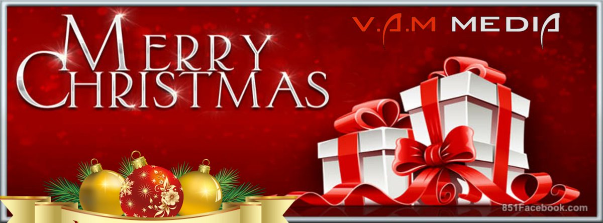 VAM_Media's tweet photo. VAM Media wishes you and your family a Merry Christmas https://t.co/6FWZGWKtRL