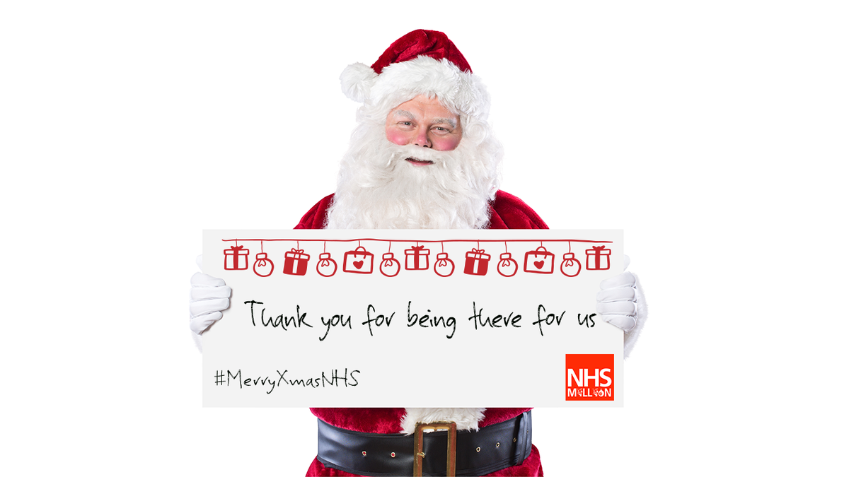 NHSMillion's tweet photo. Thank you to all the NHS staff who are about to head home and to those starting their shifts.#MerryXmasNHS https://t.co/UiyHV541Ob