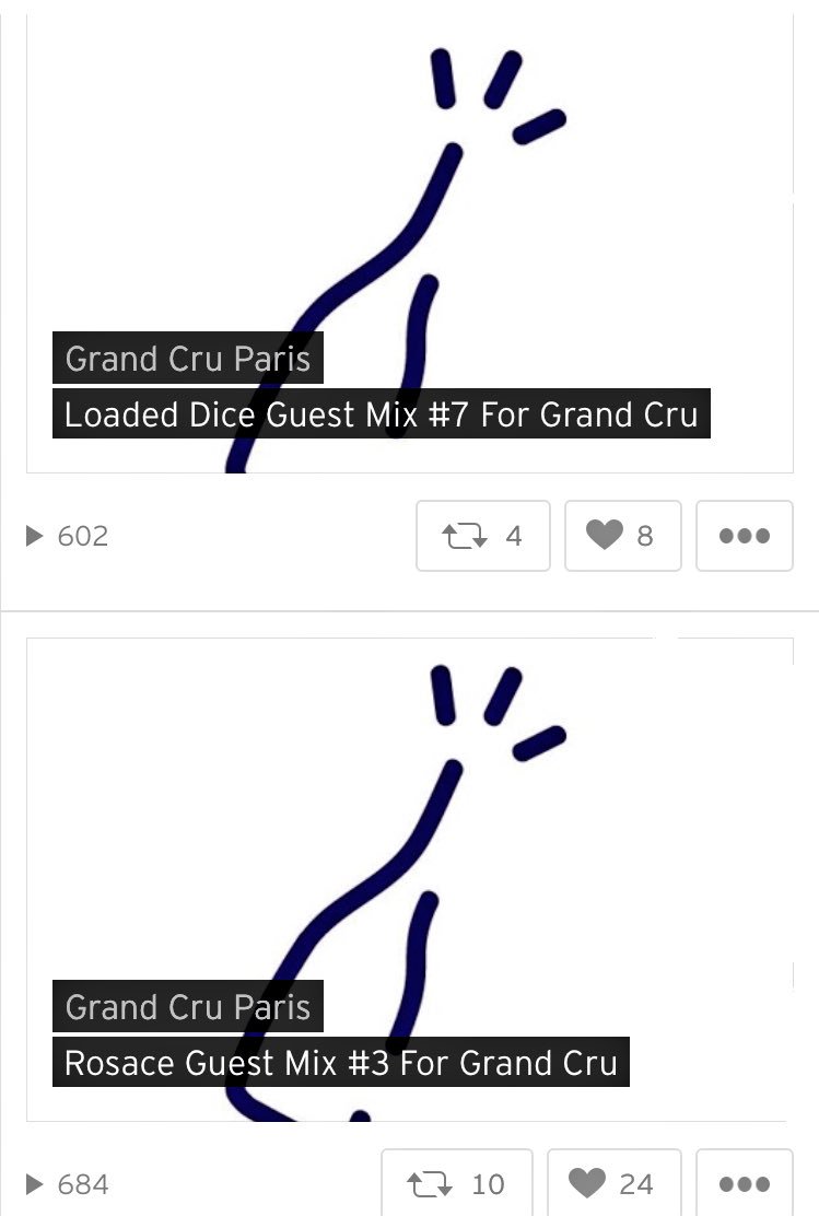 GrandCruParis's tweet photo. Et pour fêter Noël comme il se doit, offrez à vos oreilles nos derniers Guestmixes feat. Rosace&amp;Loaded DICE , disponible sur @SoundCloud 🎶 https://t.co/fLEye6dvDB