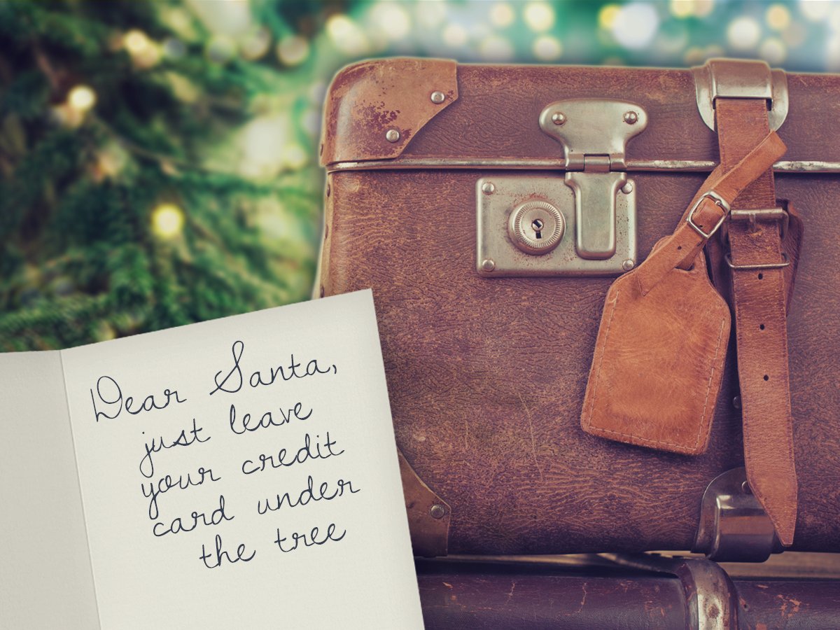 All I want for Christmas is to travel! #HappyHolidays #Christmas #GeniusTravel