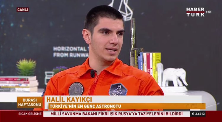 Türkiye'nin en genç astronotu Halil Kayıkçı #BurasıHaftasonu'nda
CANLI▶gez.io/tShlu4