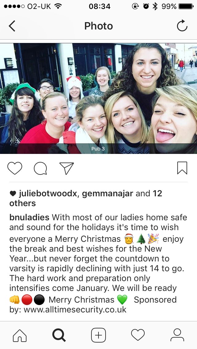 BNULadies_'s tweet photo. A merry Christmas from all of us here at BNU Ladies football!⚽️ https://t.co/v5AAFvq5tw
