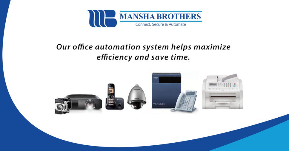 ManshaBrothers's tweet image. Our #officeautomationsystem is reliable, easy to use and safe that can help maximize efficiency and save time : ow.ly/NyIe307fKO8