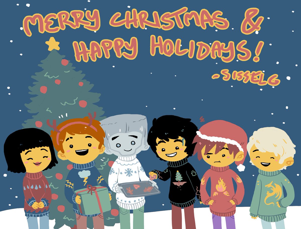 sisselicious's tweet photo. Now for the final christmas requests, the ninja in ugly christmas sweaters <3 have a great day everyone, merry christmas and happy holidays! https://t.co/5NVZJZ5m5B
