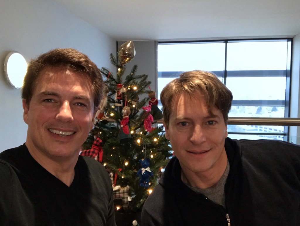 JohnBarrowman's tweet image. Merry Christmas. Hope you are all having a wonderful day wherever you may be. John and Scott