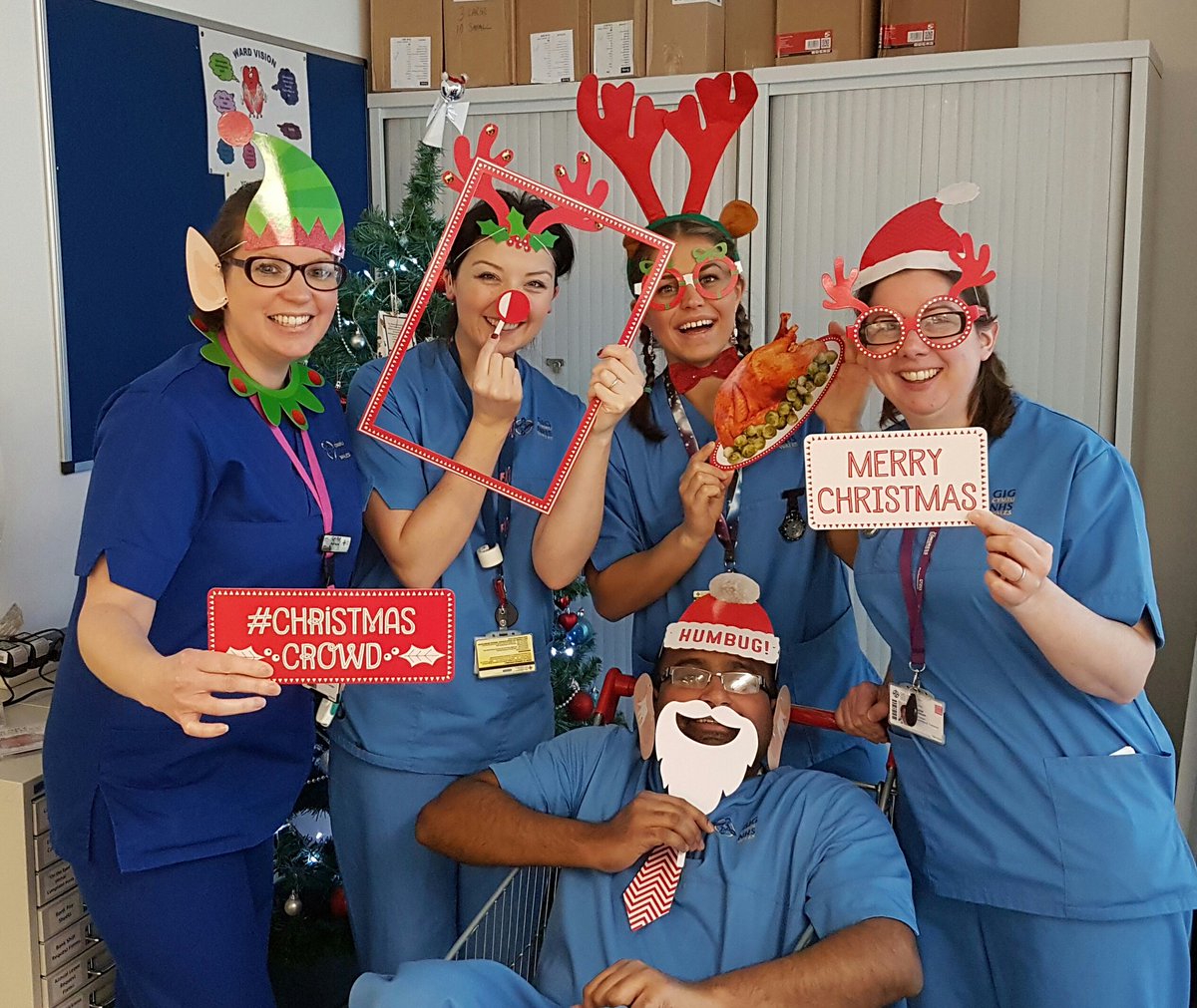 ceriball's tweet photo. @CV_UHB #cavxmas #cav2016 "Team Transplant" on Xmas day 🎅🎅🎅 https://t.co/pOoGFi1s8e