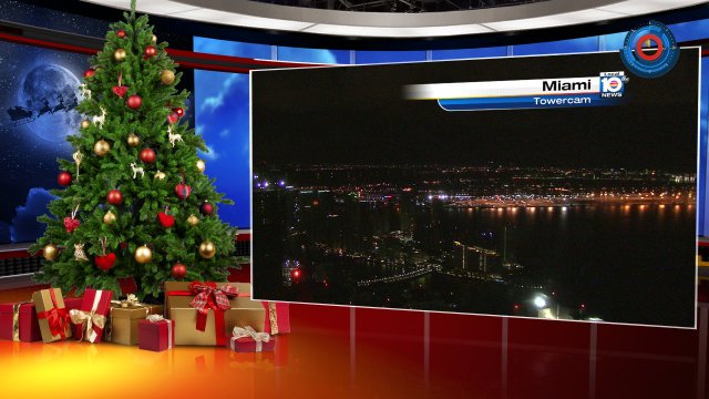 Merry Christmas South Florida! It's a warm but quiet start with only a few clouds #Flwx https://t.co/Zjs0BuEJ1s