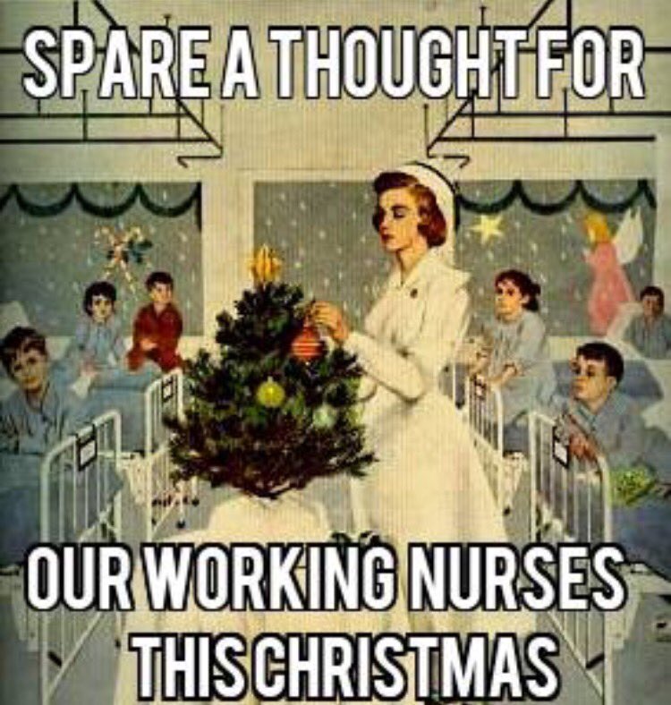 Merry Xmas from dewsbury hospital... roll on home time! #nursing #workingatxmas