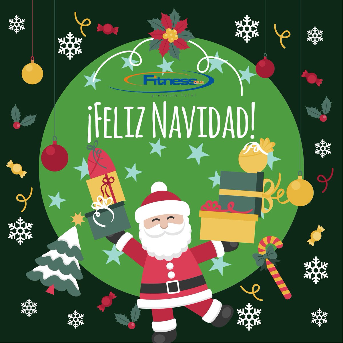 FITNESSCLUB_GYM's tweet photo. ¡Feliz #navidad a todos los hombres y mujeres de buena voluntad! Los mejores deseos de todo el equipo que conforma Fitness club gym https://t.co/Nnch5bLC5o