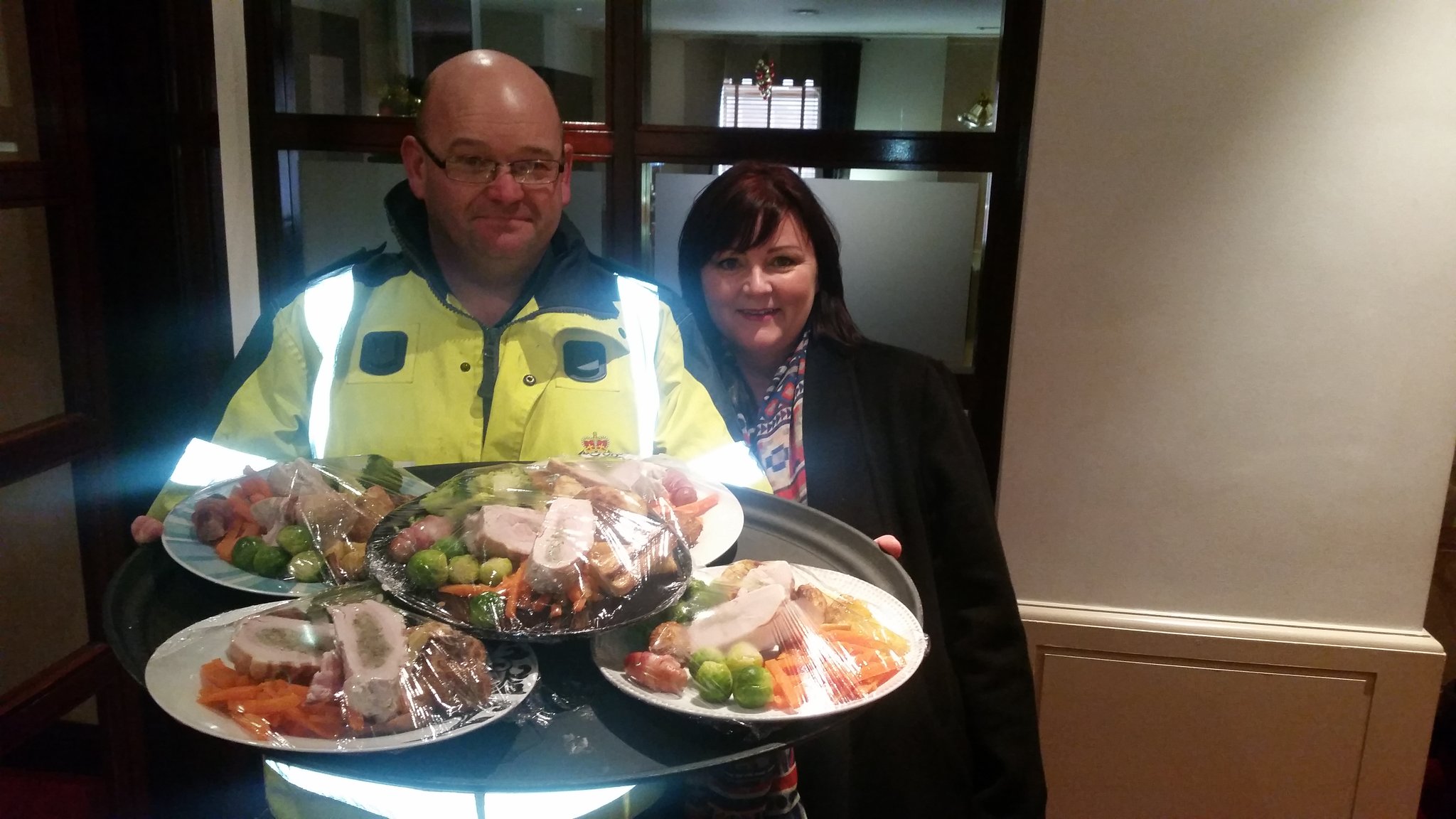 Louise Platt on Twitter "Delivering Christmas lunch to all staff in